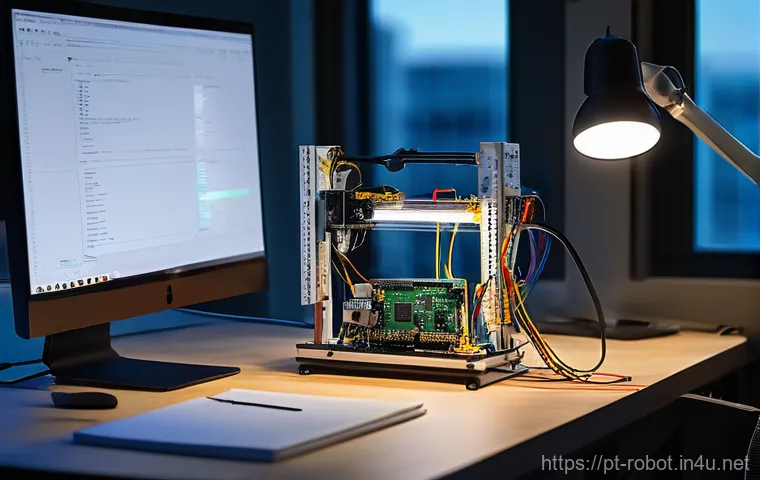 로봇 운영 체제  ROS - The lighting is crisp and clear, enhancing the futuristic and reliable nature of the technology. Hig...